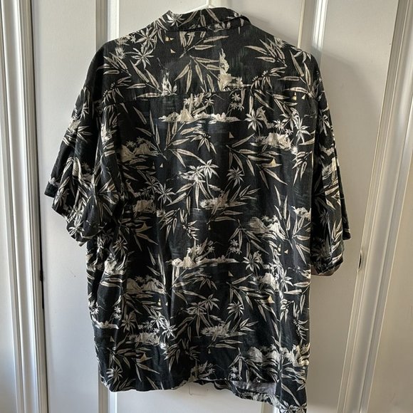 Mantles Men’s Silk Cotton Blend Hawaiian Shirt - Picture 5 of 5